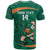 Custom Ireland Rugby Sevens T Shirt Go Champions Irish Shamrock - Wonder Print Shop