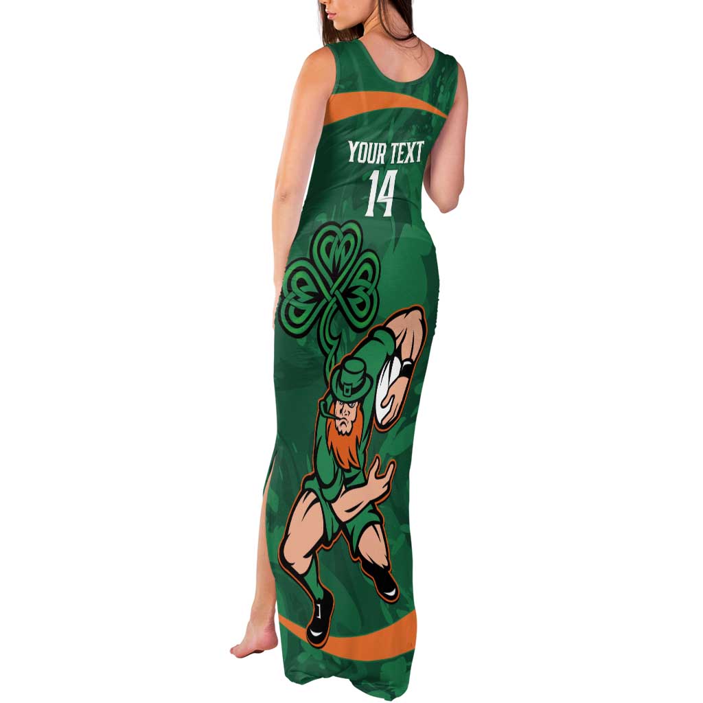 Custom Ireland Rugby Sevens Tank Maxi Dress Go Champions Irish Shamrock - Wonder Print Shop