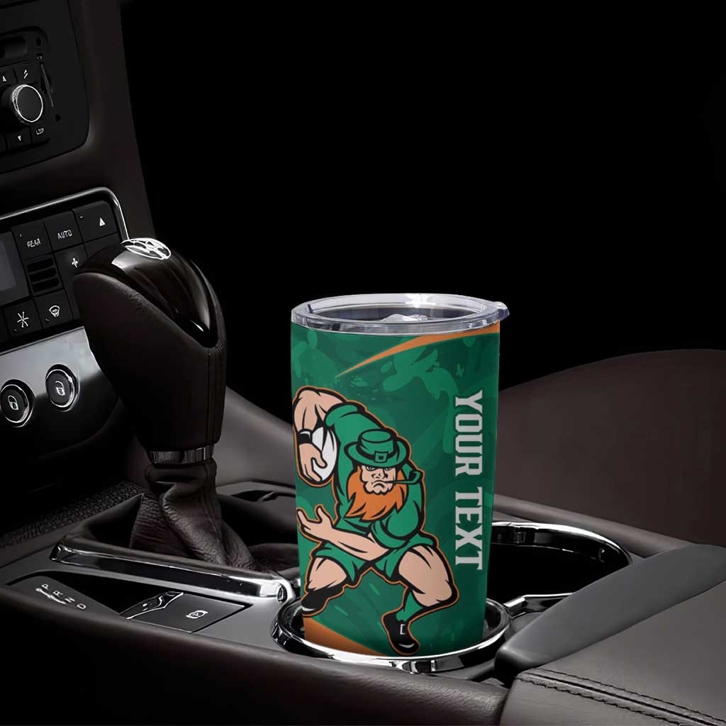 Personalised Ireland Rugby Sevens Tumbler Cup Go Champions Irish Shamrock - Wonder Print Shop