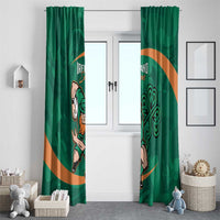 Ireland Rugby Sevens Window Curtain Go Champions Irish Shamrock - Wonder Print Shop