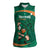 Custom Ireland Rugby Sevens Women Sleeveless Polo Shirt Go Champions Irish Shamrock - Wonder Print Shop