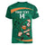 Custom Ireland Rugby Sevens Women V-Neck T-Shirt Go Champions Irish Shamrock - Wonder Print Shop