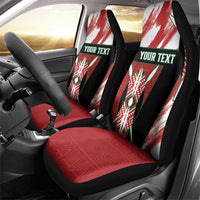 Custom Kenya Rugby Sevens Car Seat Cover Go Champions African Pattern - Wonder Print Shop