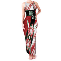 Custom Kenya Rugby Sevens Family Matching Tank Maxi Dress and Hawaiian Shirt Go Champions African Pattern - Wonder Print Shop