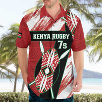 Custom Kenya Rugby Sevens Hawaiian Shirt Go Champions African Pattern - Wonder Print Shop