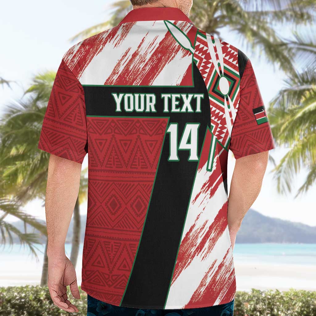 Custom Kenya Rugby Sevens Hawaiian Shirt Go Champions African Pattern - Wonder Print Shop