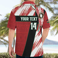 Custom Kenya Rugby Sevens Hawaiian Shirt Go Champions African Pattern - Wonder Print Shop