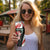 Personalised Kenya Rugby Sevens Skinny Tumbler Go Champions African Pattern - Wonder Print Shop
