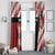 Custom Kenya Rugby Sevens Window Curtain Go Champions African Pattern - Wonder Print Shop