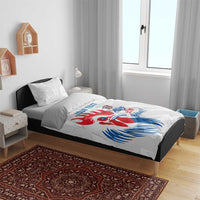 Custom France Rugby 2025 Bedding Set Allez Les Bleus!