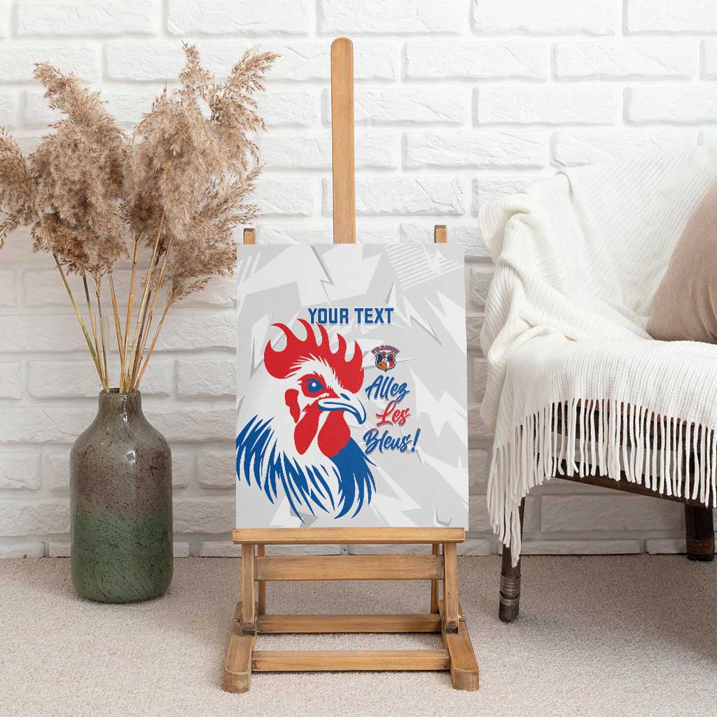 Custom France Rugby 2025 Canvas Wall Art Allez Les Bleus!
