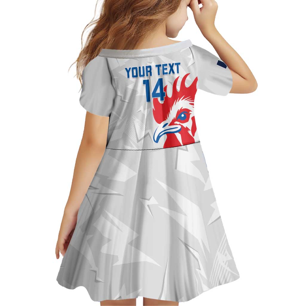 Custom France Rugby 2025 Family Matching Puletasi and Hawaiian Shirt Allez Les Bleus!