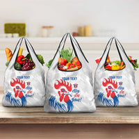 Custom France Rugby 2025 Grocery Bag Allez Les Bleus!