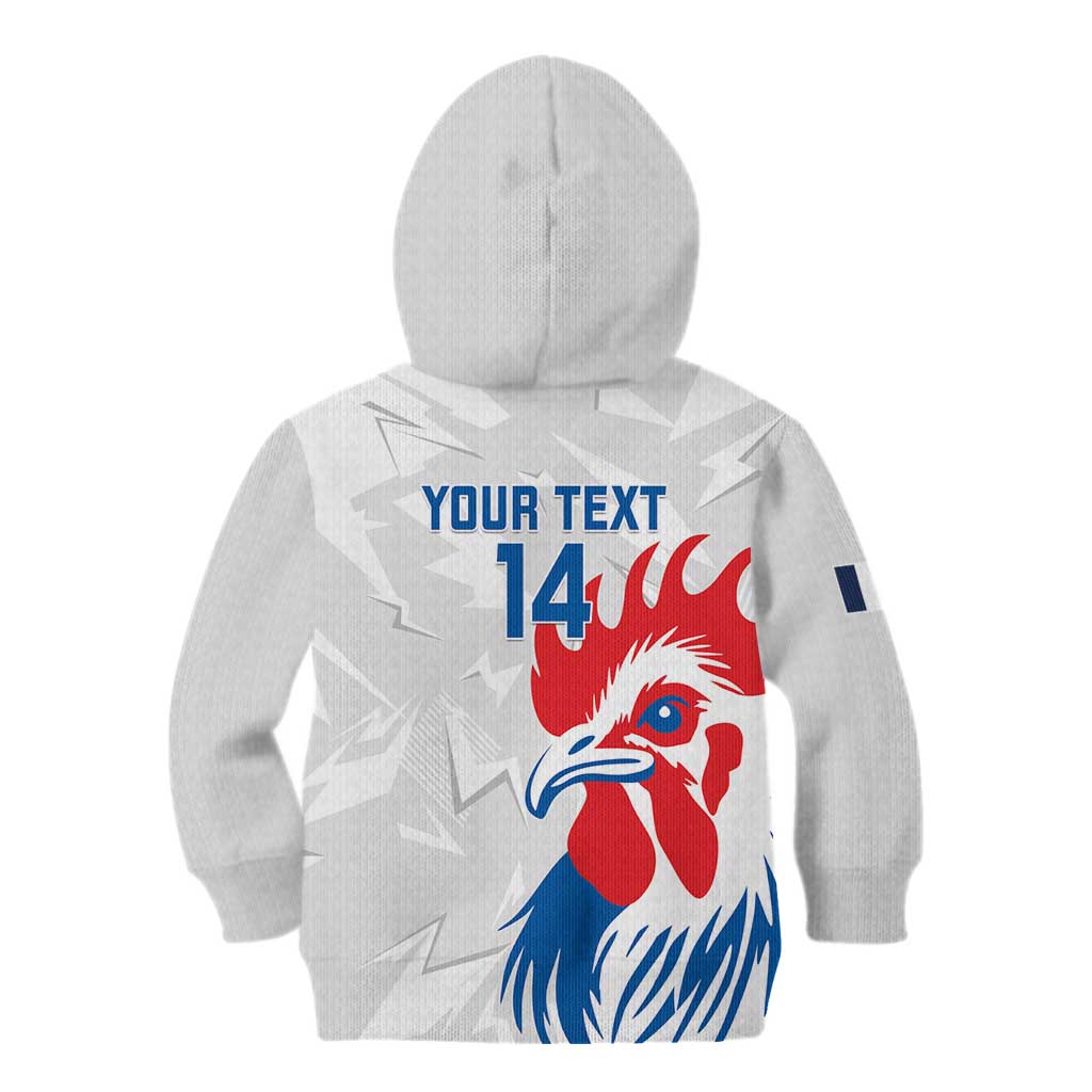 Custom France Rugby 2025 Kid Hoodie Allez Les Bleus!