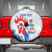 Custom France Rugby 2025 Spare Tire Cover Allez Les Bleus!