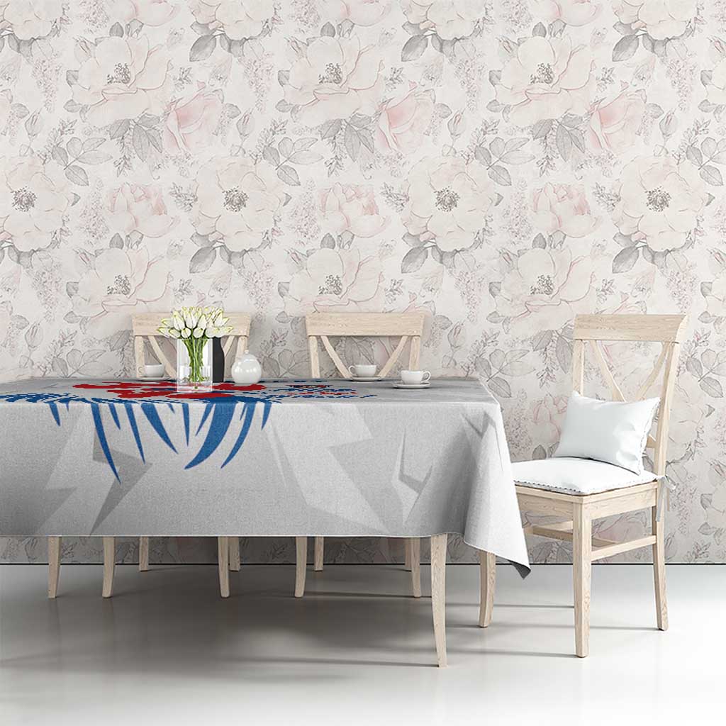 Custom France Rugby 2025 Tablecloth Allez Les Bleus!