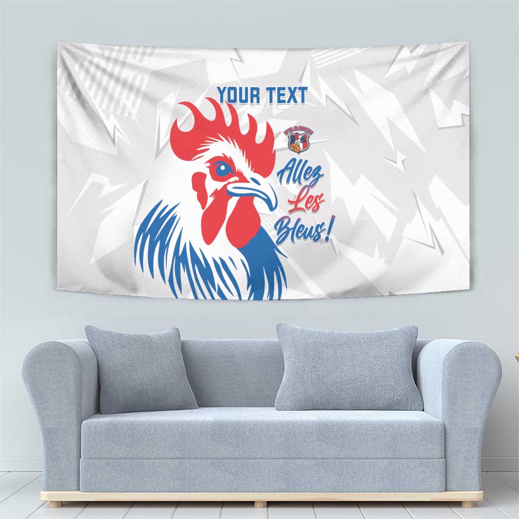 Custom France Rugby 2025 Tapestry Allez Les Bleus!