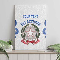Custom Italy Rugby 2025 Canvas Wall Art Come on Gli Azzurri!