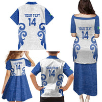 Custom Italy Rugby 2025 Family Matching Puletasi and Hawaiian Shirt Come on Gli Azzurri!