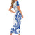 Custom Italy Rugby 2025 Short Sleeve Bodycon Dress Come on Gli Azzurri!