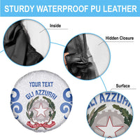 Custom Italy Rugby 2025 Spare Tire Cover Come on Gli Azzurri!