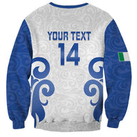 Custom Italy Rugby 2025 Sweatshirt Come on Gli Azzurri!