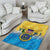US Virgin Islands Area Rug Coat Of Arms Grunge Style