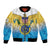 US Virgin Islands Bomber Jacket Coat Of Arms Grunge Style