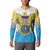 US Virgin Islands Button Sweatshirt Coat Of Arms Grunge Style