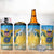 Personalized US Virgin Islands 4 in 1 Can Cooler Tumbler Coat Of Arms Grunge Style