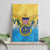US Virgin Islands Canvas Wall Art Coat Of Arms Grunge Style