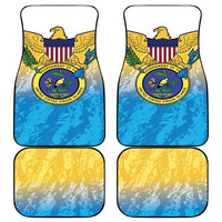 US Virgin Islands Car Mats Coat Of Arms Grunge Style