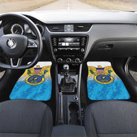 US Virgin Islands Car Mats Coat Of Arms Grunge Style