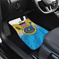 US Virgin Islands Car Mats Coat Of Arms Grunge Style