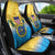 US Virgin Islands Car Seat Cover Coat Of Arms Grunge Style