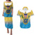 US Virgin Islands Couples Matching Puletasi and Hawaiian Shirt Coat Of Arms Grunge Style