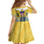 US Virgin Islands Family Matching Off Shoulder Maxi Dress and Hawaiian Shirt Coat Of Arms Grunge Style