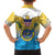 US Virgin Islands Family Matching Summer Maxi Dress and Hawaiian Shirt Coat Of Arms Grunge Style