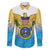 US Virgin Islands Family Matching Summer Maxi Dress and Hawaiian Shirt Coat Of Arms Grunge Style