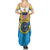 US Virgin Islands Family Matching Summer Maxi Dress and Hawaiian Shirt Coat Of Arms Grunge Style