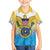 US Virgin Islands Family Matching Summer Maxi Dress and Hawaiian Shirt Coat Of Arms Grunge Style