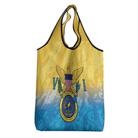 US Virgin Islands Grocery Bag Coat Of Arms Grunge Style