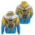 US Virgin Islands Hoodie Coat Of Arms Grunge Style