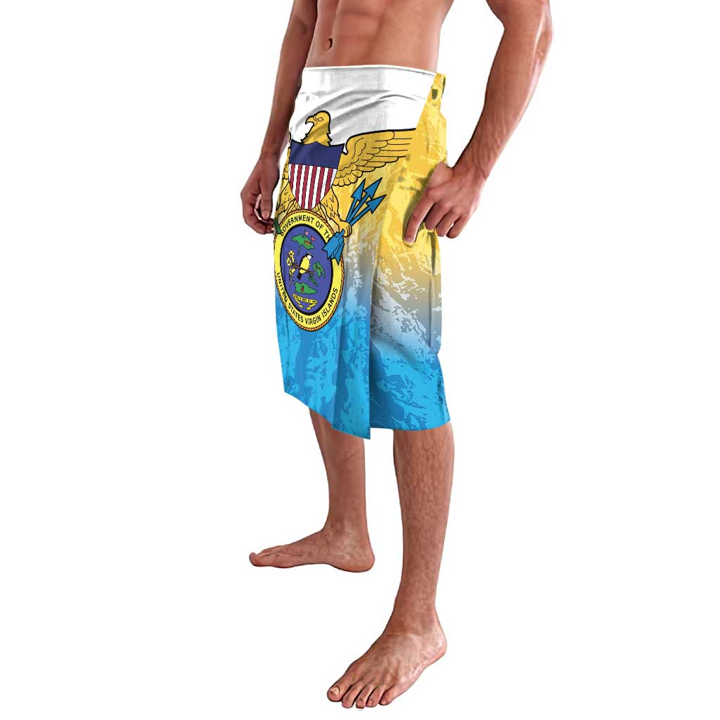 US Virgin Islands Lavalava Coat Of Arms Grunge Style