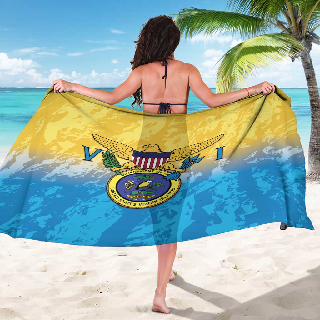 US Virgin Islands Sarong Coat Of Arms Grunge Style