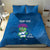 Custom Scotland Rugby 2025 Bedding Set Funny Thistle Mascot Go Scottish!
