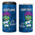 Personalised Scotland Rugby 2025 4 in 1 Can Cooler Tumbler Funny Thistle Mascot Go Scottish!
