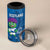 Personalised Scotland Rugby 2025 4 in 1 Can Cooler Tumbler Funny Thistle Mascot Go Scottish!
