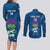 Custom Scotland Rugby 2025 Couples Matching Long Sleeve Bodycon Dress and Long Sleeve Button Shirt Funny Thistle Mascot Go Scottish!