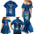 Custom Scotland Rugby 2025 Family Matching Mermaid Dress and Hawaiian Shirt Funny Thistle Mascot Go Scottish!